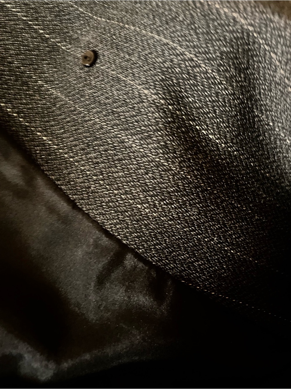Women’s Donna Karan Collection Double-Breasted Pinstripe Blazer - Gray - Picture 3 of 9